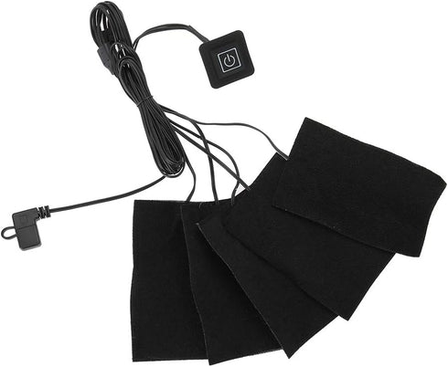 Electric Heating Pad, 5V Electric Cloth Heater, USB Electric Film Heater Pads Heating , Washable Cushion Clothing Fever Tablets for Neck, Back, Ab...