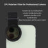 37MM Circular Universal Clip-on Design Portable Polarizer Camera Lens CPL Filter Professional CPL Lens(Black)...