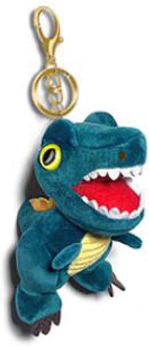 Plush Dinosaur Stuffed Animals Tyrannosaurus Rex Keychains Ornaments Pendant Key Ring Blue...