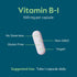 BESTVITE Vitamin B-1 (Thiamin) 500mg (120 Vegetarian Capsules) - No Stearates - Vegan - No Calcium Carbonate - Non GMO - Gluten Free - No Silicon ...