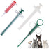 4Pcs Cat Pill Shooter Plunger Popper for Small Pet Cat Dog Soft Tip Tablet Syringe Pusher Pill Gun Dispenser Pet Medicine Feeder Piller Popper Med...