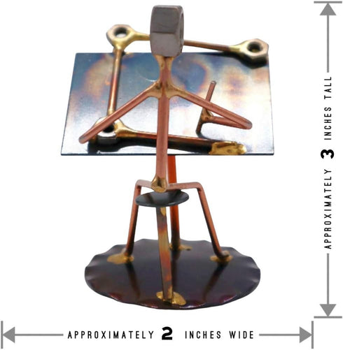 Draftsman Collectible Handmade Metal Art Figurine, Desk Accessories, Trophy, Boss Gift, Office Décor, Business Professional...