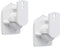 WALI Speaker Wall Mounts, Bookshelf Speaker Wall Mount Brackets, Surround Sound Speaker Mounts, Hold up to 7.7 lbs, (SWM202-W), 2 Pack, White...