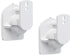 WALI Speaker Wall Mounts, Bookshelf Speaker Wall Mount Brackets, Surround Sound Speaker Mounts, Hold up to 7.7 lbs, (SWM202-W), 2 Pack, White...