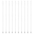 PATIKIL 14Ga x 12 Inch Stainless Steel Dispensing Needle Tips, 10Pcs Metal Glue Needle Tube Blunt Tips Luer Lock for Thick Glue Ink Lab, Silver...