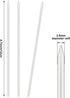 24 Pieces Dry Graphite Refill 2.8 mm Mechanical Pencil Refills Mechanical Construction Pencil Replacements for Deep Hole Mechanical Pencils for Ca...