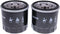 2PCS Oil Filters 15410-MFJ-D02 15410-MFJ-D01 Compatible with Honda Aquatrax F12 F12X R12 R12X...