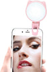 OURRY Selfie Clip on Ring Light, Mini Rechargeable 9 Level Adjustable Brightness Modes with 32 LED, 2-8 Hours, USB Flash Lighting for iPhone/Andro...