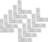 10 Pieces 2.36'' x 2.36'' L Shape Flat Bracket Flat Corner Brace for Wood Desk Chair Cabinet Drawer Closet Frame Furniture...