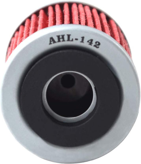 AHL 142 Oil Filter for Yamaha YZ426F YZ426 F 426 2000-2002 YZ250F YZ250 F 250 2001-2002 WR400 F 400 1999-2002 WR426F WR426 F 426 2001-2002 (red)...