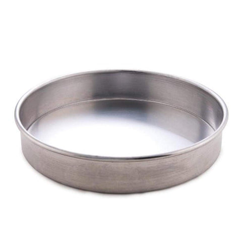 American Metalcraft HA80081.5 Straight Sided Pan, 14 Gauge Thickness, 8" Dia., 1.5" H, Aluminum...