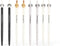 Cute Pens Kawaii Pen Cute Cat/Dog Pen 0.5 mm Gel Pens Black Ball Point Pens for School Office Supplies (Random 7pcs dog pens)...