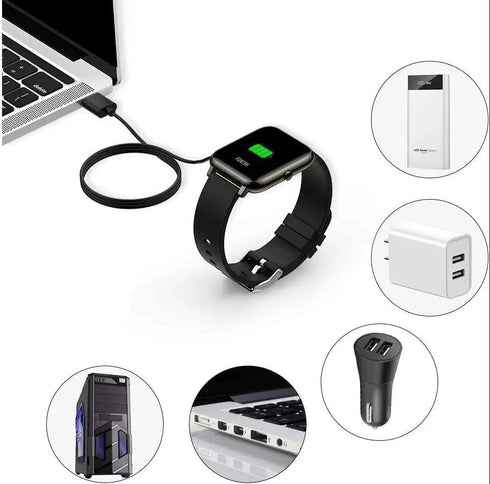 Compatible with K52 Smartwatch Charger, Lamshaw 100cm Magnetic USB Charging Cable Replacement Charger Cable Compatible with LIGE K52/SUNKTA K52/Li...