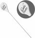 White Stainless Steel Cake Tester Pin Detector Baking DIY Tools for Cake Biscuit Baked Cooked Test Silver Durability and Fashion, 19 * 4.5cm,Bakin...