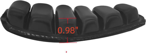 GA Headphone Headband Head Pad Kit Cover Padding Replacement with Thick Cooling Soft Cooling Foam for General Aviation Pilot Headset?Black?...