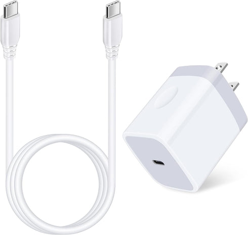 Fast Charger Type C, 20W USB C Block PD Fast Charging Box&6FT C Charger Cable for Samsung S23/S22 Ultra/A13(5G)/S21 FE/A03 S/S22/S21/S21+/S20 FE/S...