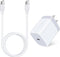 Fast Charger Type C, 20W USB C Block PD Fast Charging Box&6FT C Charger Cable for Samsung S23/S22 Ultra/A13(5G)/S21 FE/A03 S/S22/S21/S21+/S20 FE/S...