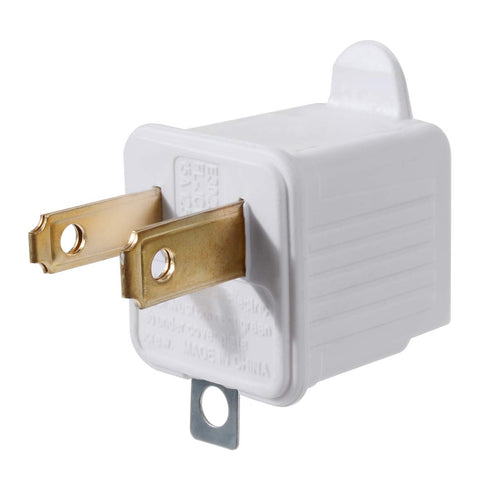 3-2 Prong Adapters Grounding Converters-TENINYU ETL Adapter 3-pack for Outlets Electrical Household Workshops and Other Appliances...