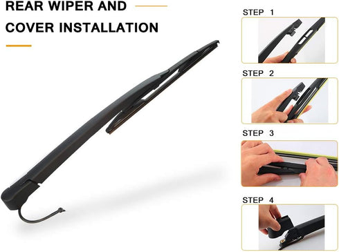 15277756 Rear Window Wiper Blade Arm for Chvey Tahoe Suburban Cadillac Escalade GMC Yukon,2007-2014 Back Windshield Wiper Accessories OEM 15277756...