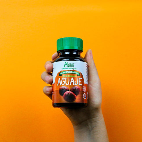 Amazon Andes Aguaje Capsules - Female Health Supporter and Hormone Balancer - Wild Harvested in Peru and sustainably sourced - Non GMO, Fairly tra...