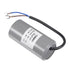 YOKIVE CBB60 Run Capacitor, 250V AC 45uF 50/60Hz with 2 Wires Lead Run Round Capacitor, Low Loss, Great for Washing Machines Motor (Gray, 104x50mm...