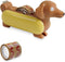 Animal Mini Tape Dispenser Hotdog Style, The Tastiest Way to Stick Things Together, Mini Animal Stationery for Home Office, Cute and Funny Desk Su...