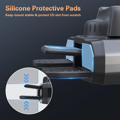 volport CD Slot Magnetic Phone Car Mount, Universal 360 Magnet CD Player Mount Cell Phone Holder for Any Cell Phone, Mini Tablets, GPS, iPhone 14 ...