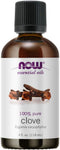 NOW Essential Oils, Clove Oil, Balancing Aromatherapy Scent, Steam Distilled, 100% Pure, Vegan, Child Resistant Cap, 4-Ounce...