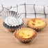 10 Pcs Stainless Steel Mini Tart/Pie Pans Reusable Tartlet Cupcake Baking Mold for Pies Baking Tool Non Stick...