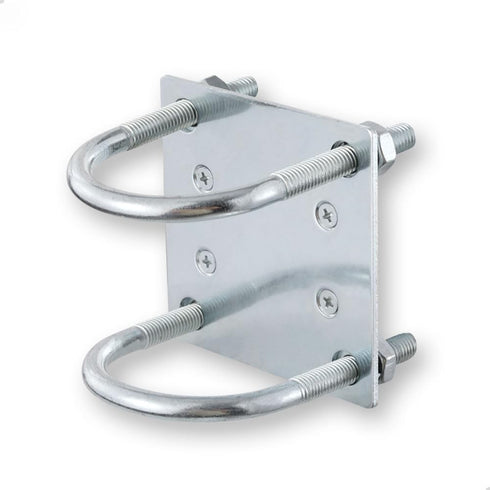Antenna Pipe Mount Base for Starlink Pipe Adapter Mast Clamp V Jaw Block with U Bolts,Pole Mounting kit for Outside Home Antenna,WiFi,Yagi,TV Ante...