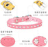 Puppy Dog Collar with Crystal Diamond Colorful Bling Girl Puppy Small Dog Cat Collars (S, Hot Pink)...