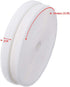 3/4'' Width x 10Meters Length White Sew On Hook and Loop Tape Fastening Nylon Fabric Tape (White, 3/4 Inch x 10 Meters)...