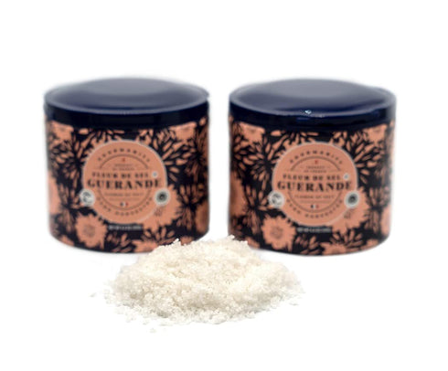 Gourmanity Fleur De Sel De Guerande, Premium Hand Harvested Finishing Salt - Authentic French Sea Sel, Ideal for Gourmet Cooking, Baking and Seaso...