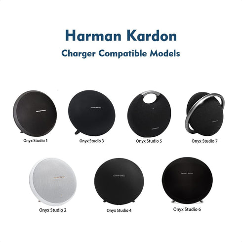 for Harman Kardon Charger Onyx Studio 7 6 5 4 3 2 1 Wireless Bluetooth Portable Speaker System AC Power Adapter Charger Replacement 19V 3.42A Powe...