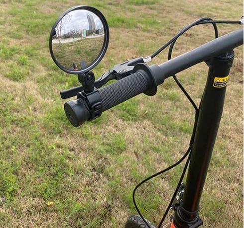 2pcs Bicycle Rearview Mirrors,HD Rear View Wide Angle Convex Mirror,360?Rotatable Bicycle Mirrors,Universal Silicone Rearview Mirror for Bicycles....