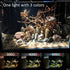 LED Aquarium Light - Freshwater Fish Tank Light Vivarium Terrarium Spotlight 3 Colors 3000K 4000K 6000K Cool Warm White for Planted Fish Tank (3 C...
