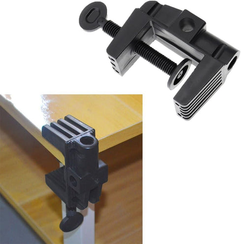 3 Pack Desk Lamp Swing Arm Clamp Replacement Clip Non-Marring Plastic Bracket Stand Base Holder for Desktop Architect Adjustable Gooseneck Table L...