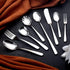 Csinos 304 Stainless Steel Spoon Shell Shape Flatware Spoon Set...