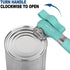 PAKITNER- Cut safe can opener, Manual can opener smooth edge - handheld Side cut can opener, Ergonomic Smooth Edge, Food Grade Stainless Steel Cut...