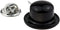 Black Bowler Hat Design Lapel Pin Badge...