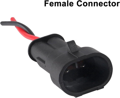 8Pair 2Pin Connector Waterproof Electrical 2 Pin Plug Auto Electrical Wire Connectors Quick Disconnect Automotive Wire Connectors Marine for Car, ...