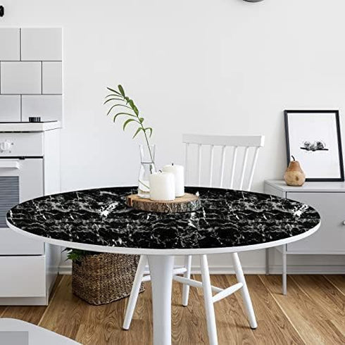 Arthome Black Marble Contact Paper,15.7"x120" Self Adhesive Wallpaper,Peel and Stick Black Paper Removable Decorative Film for Desk,Kitchen,Counte...