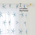 Embroidered Teal Starfish Sheer Curtains for Living Room 84 inches Long Rod Pocket Retro Voile Window Curtains Drapes for Bedroom 52 x 84 Inch 1 P...