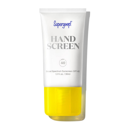 Supergoop! Handscreen SPF 40, 1 fl oz - Preventative, SPF Hand Cream For Dry Cracked Hands - Fast-Absorbing, Clean ingredients, Non-Greasy Formula...