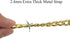 HAHIYO Purse Chain Strap 15.7 Inches Yellow Gold for Shoulder Cross Body Sling Handbag Clutch Replacement Comfortable Flat 0.4" Wide 2.4mm Extra T...