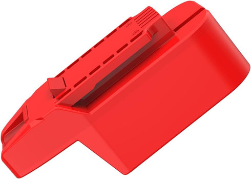 Adapter Upgrade for Bauer 20V Cordless Tools - Compatible with Milwaukee M18 Red Li-Ion Batteries for Power Supply, No Charging Function - (New Ve...