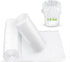 Clear Trash Bags - 100 Clear 2.6 Gallon Small Garbage Bags?white? for home office kitchen Trash Can Bathroom Bedroom...