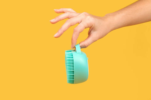 Luxurious Dog Bath Brush Scrubber - Soft Silicone Dog Shampoo Brush Combo for Pet Grooming, Bathing, & Massage Dispensing - Extreme Lather Dog Sho...