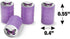 GRAPHICS & MORE Butterfly with Flowers Tire Rim Wheel Aluminum Valve Stem Caps...