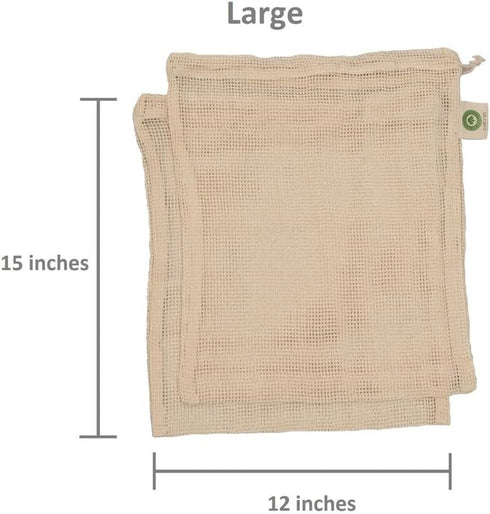 Reusable Garlic Storage Bags - Organic Cotton Garlic Mesh Bags with Drawstring - Washable Garlic Holder Storage - Net Garlic Keeper Sacks - Onion ...